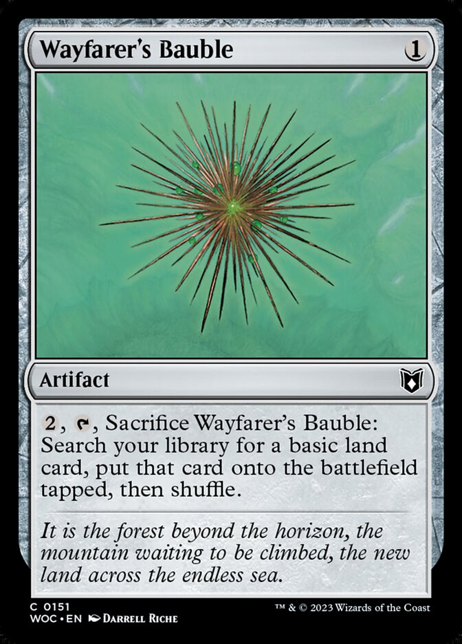 Wayfarer's Bauble, Wilds of Eldraine Commander · 0151