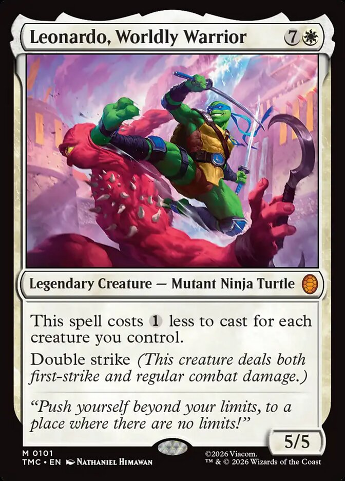 Leonardo, Worldly Warrior, Teenage Mutant Ninja Turtles Eternal · 0101