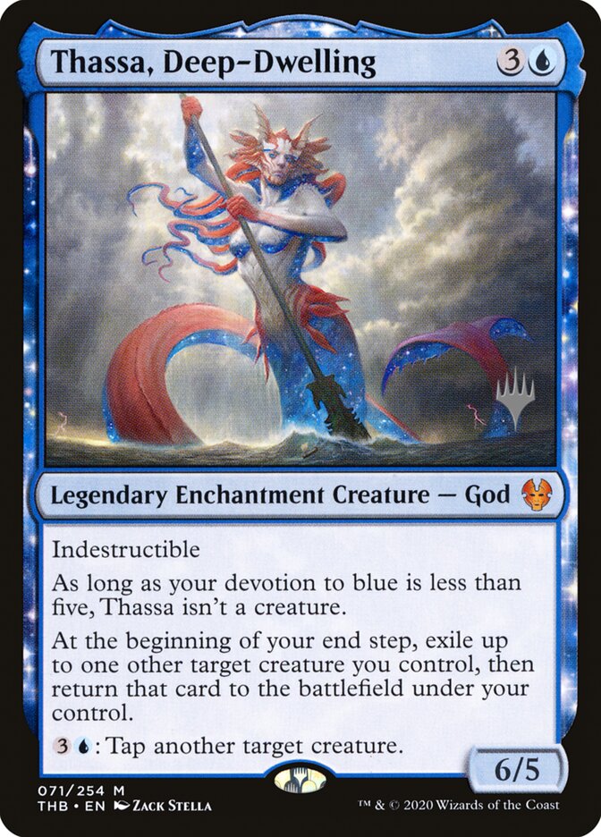 Thassa, Deep-Dwelling, Theros Beyond Death Promos · 071/254