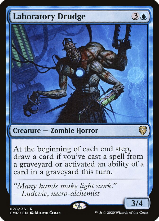 Laboratory Drudge, Commander Legends · 078/361
