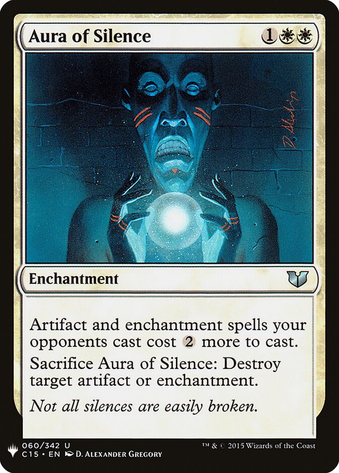 Aura of Silence, The List · c15-60