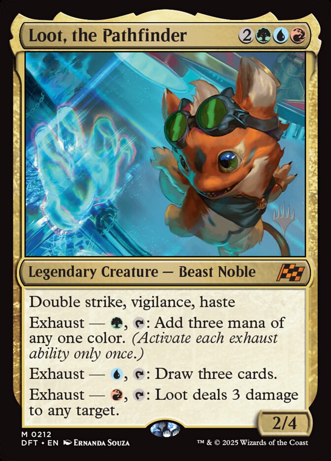 Loot, the Pathfinder, Aetherdrift Promos · 0212