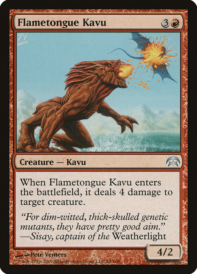 Flametongue Kavu, Planechase · 54/169