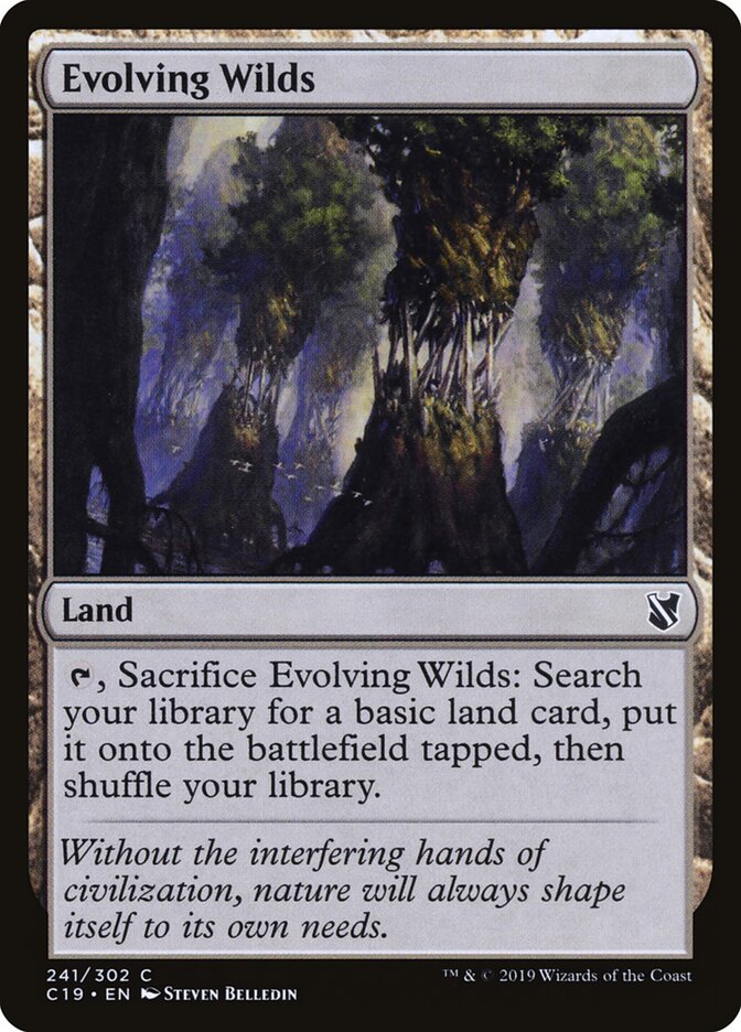 Evolving Wilds, Commander 2019 · 241/302