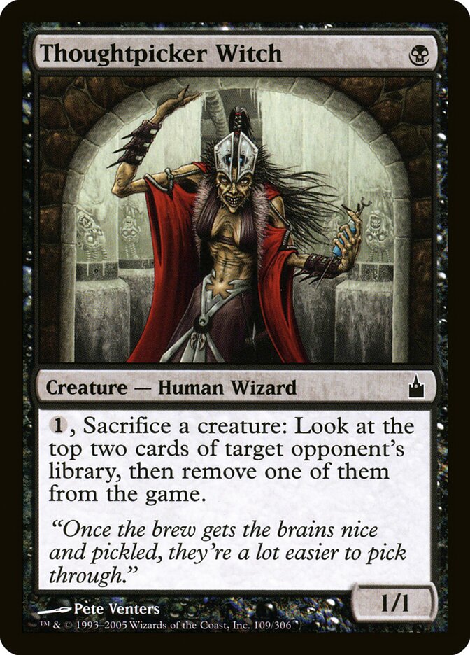 Thoughtpicker Witch, Ravnica: City of Guilds · 109/306