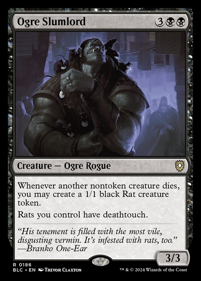 Ogre Slumlord, Bloomburrow Commander · 0186