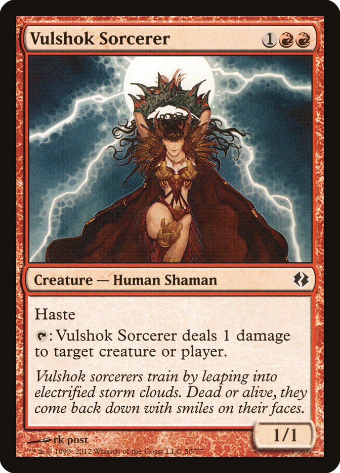 Vulshok Sorcerer, Duel Decks: Venser vs. Koth · 50/77