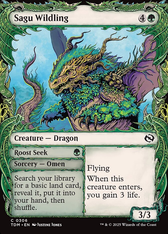 Sagu Wildling // Roost Seek, Tarkir: Dragonstorm · 0306