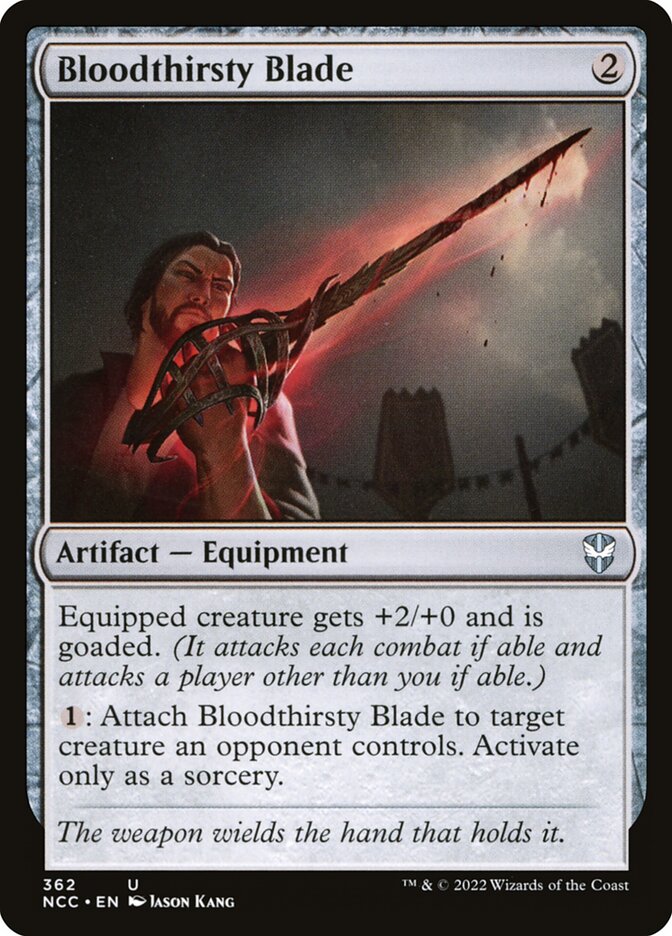 Bloodthirsty Blade, New Capenna Commander · 362