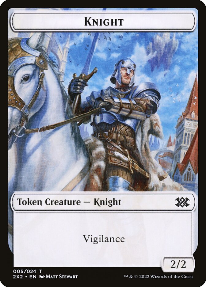 Knight, Double Masters 2022 Tokens · 005