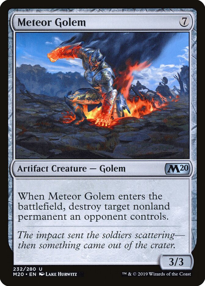 Meteor Golem, Core Set 2020 · 232/280