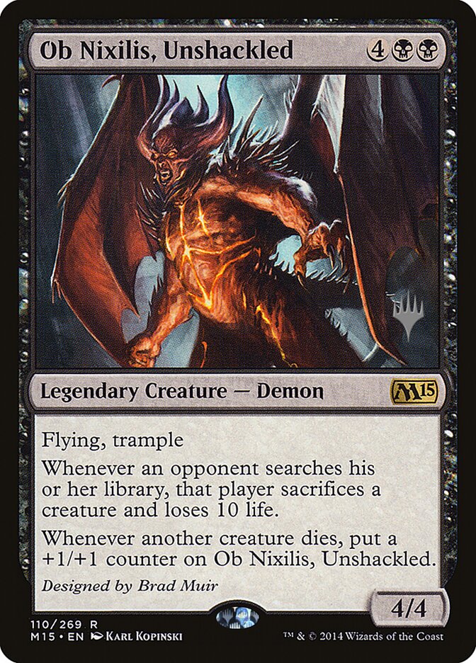 Ob Nixilis, Unshackled, Magic 2015 Promos · 110/269