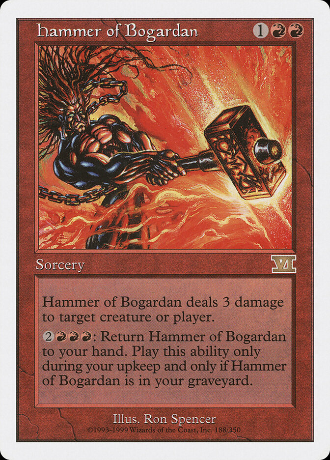 Hammer of Bogardan, Classic Sixth Edition · 188/350