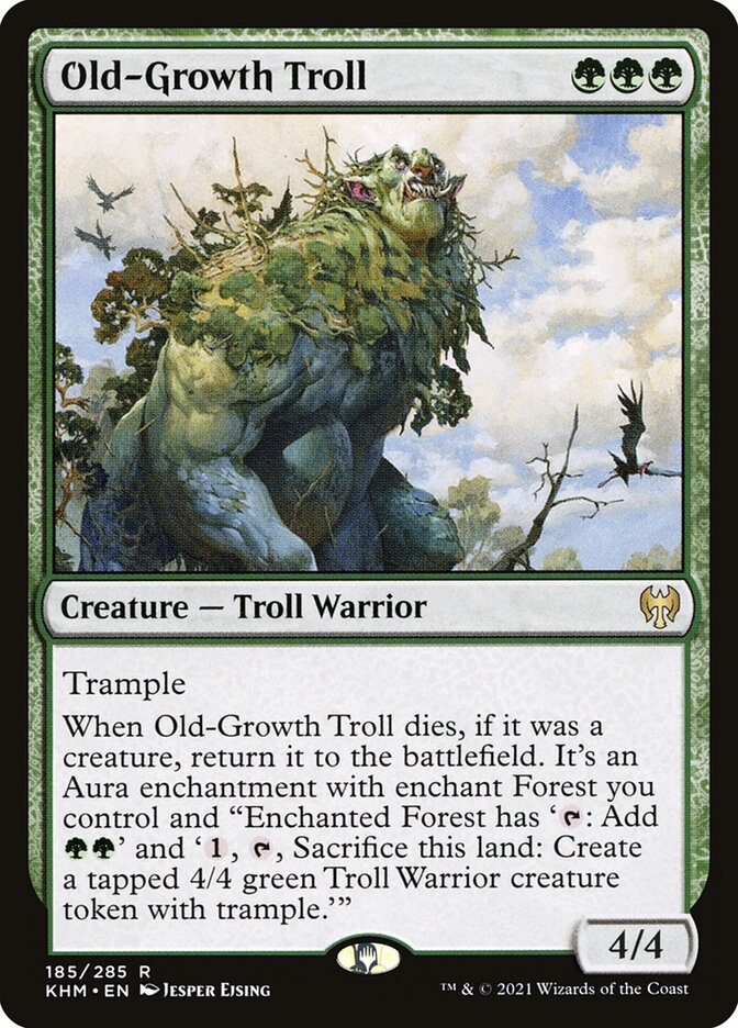 Old-Growth Troll, Kaldheim · 185/285