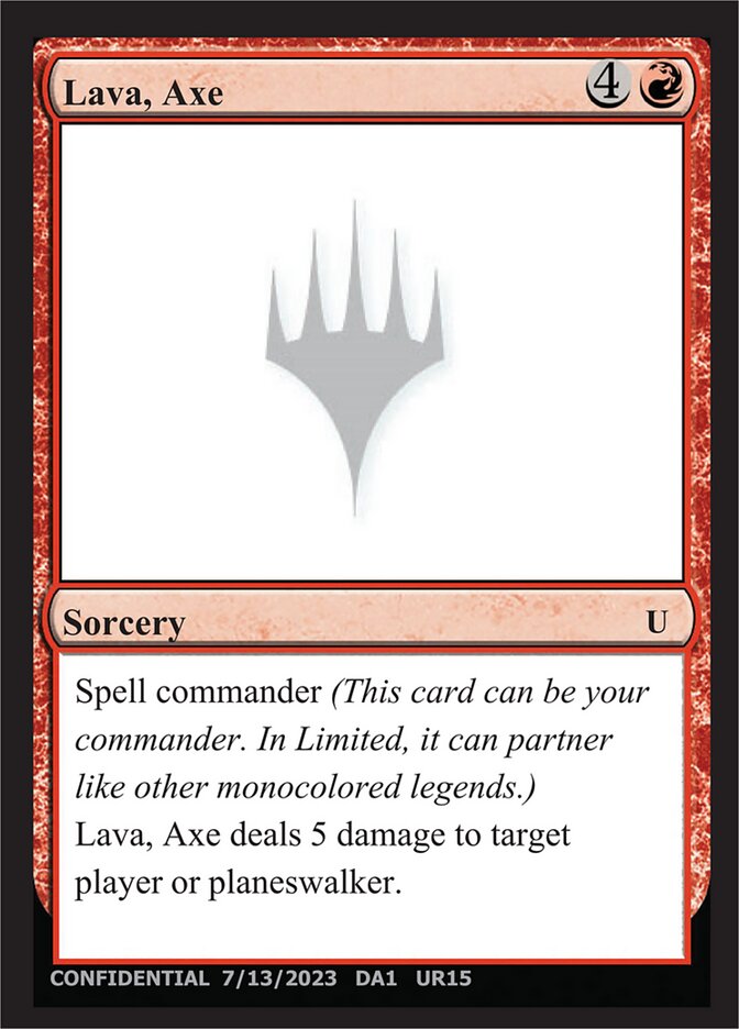 Lava, Axe, Unknown Event · ur15