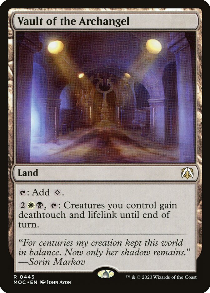 Vault of the Archangel, March of the Machine Commander · 0443