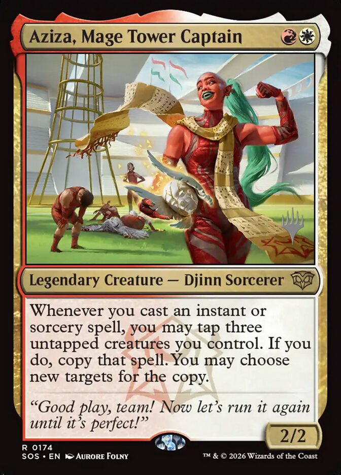 Aziza, Mage Tower Captain, Secrets of Strixhaven Promos · 0174