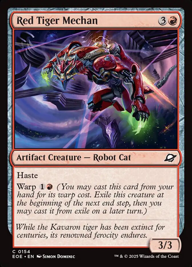 Red Tiger Mechan, Edge of Eternities · 0154