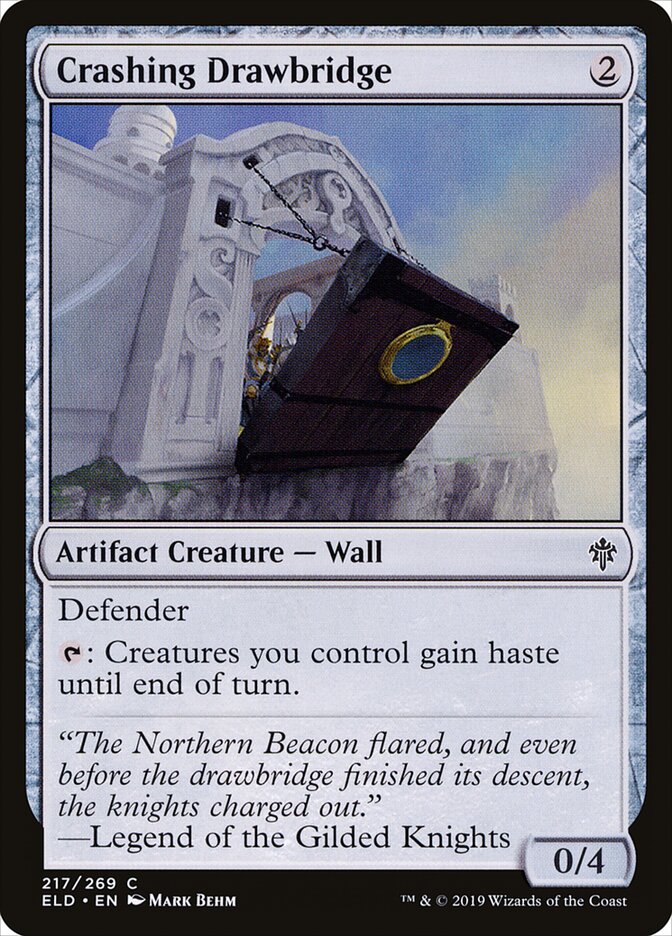 Crashing Drawbridge, Throne of Eldraine · 217/269