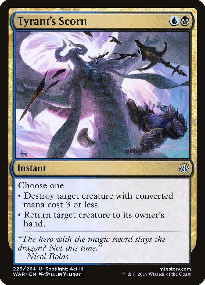 Tyrant's Scorn, War of the Spark · 225/264
