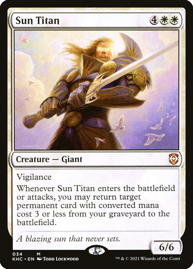 Sun Titan, Kaldheim Commander · 034