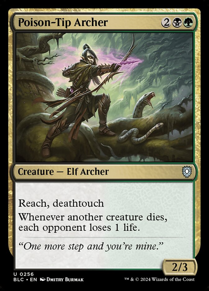 Poison-Tip Archer, Bloomburrow Commander · 0256