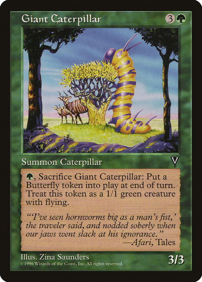 Giant Caterpillar, Visions · 108