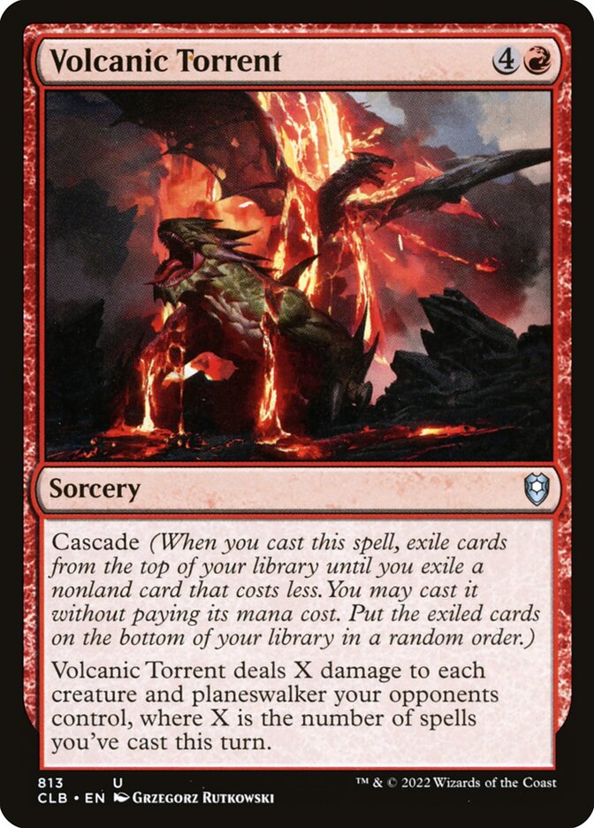 Volcanic Torrent, Commander Legends: Battle for Baldur's Gate · 813