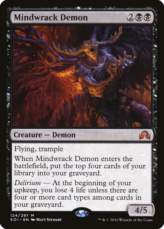Mindwrack Demon, Shadows over Innistrad · 124/297