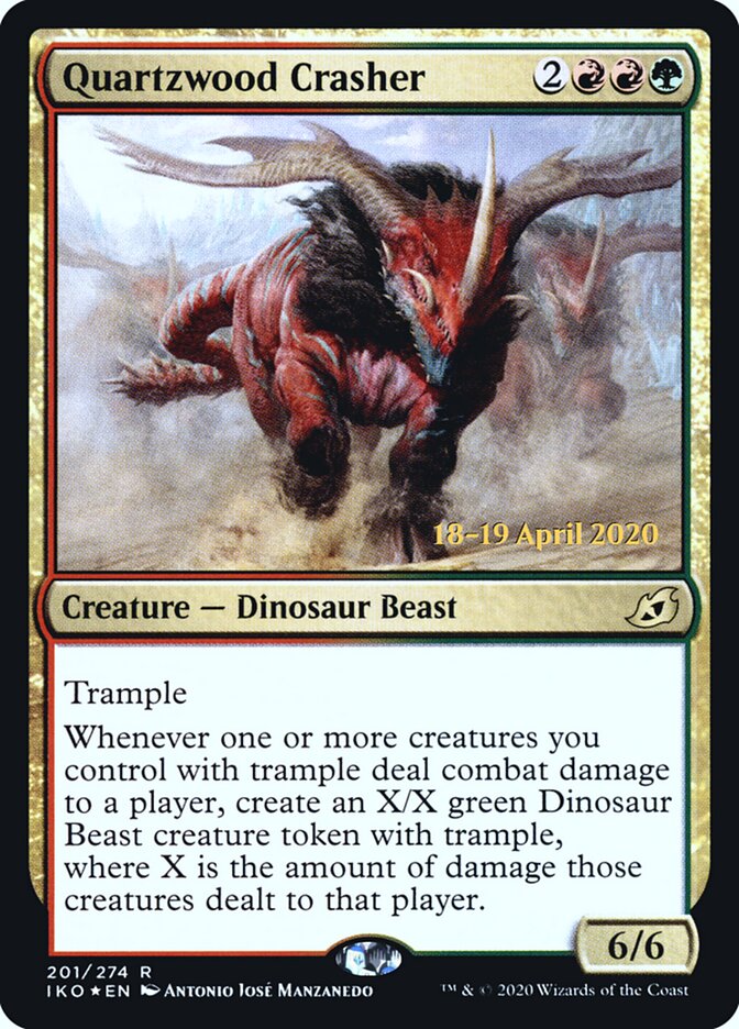 Quartzwood Crasher, Ikoria: Lair of Behemoths Promos · 201/274