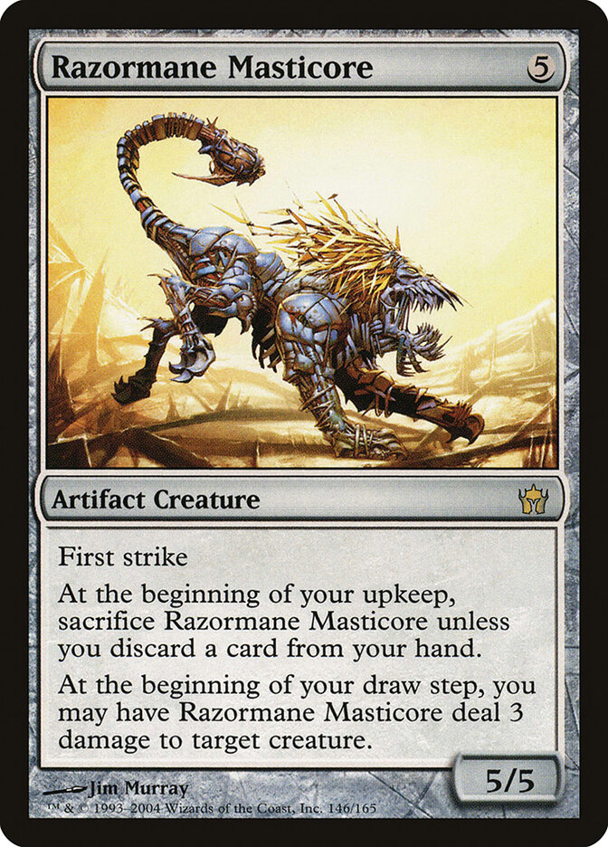 Razormane Masticore, Fifth Dawn · 146/165