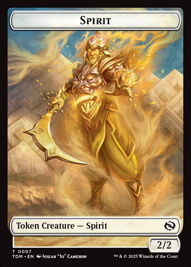 Spirit, Tarkir: Dragonstorm Tokens · 0007