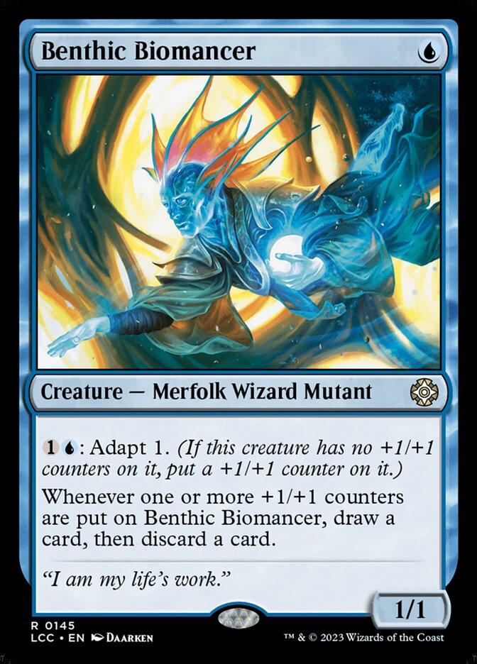 Benthic Biomancer, The Lost Caverns of Ixalan Commander · 0145