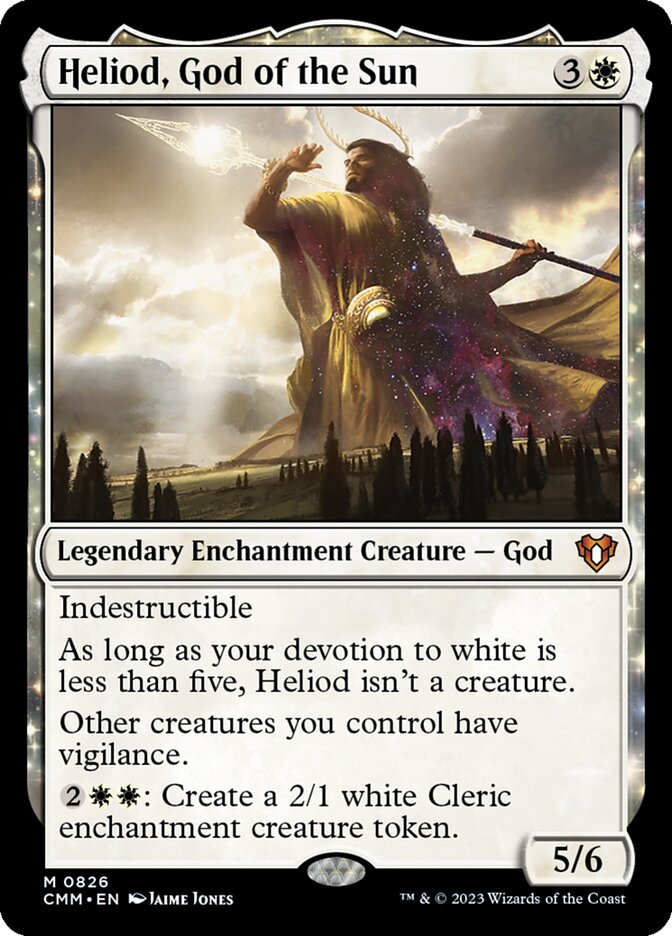 Heliod, God of the Sun, Commander Masters · 0826