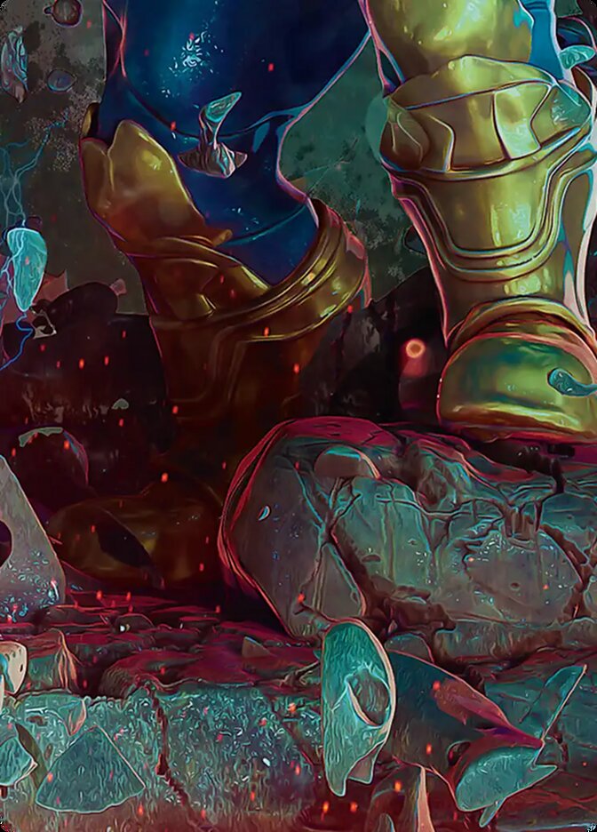 Thanos, the Mad Titan // Thanos, the Mad Titan, Marvel Super Heroes Art Series · 8c