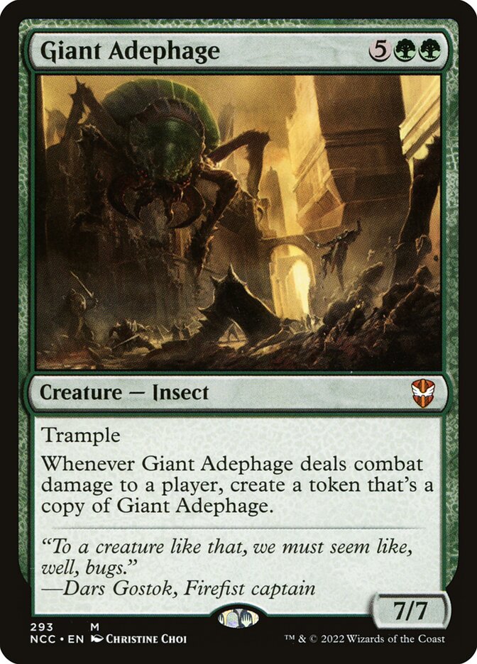 Giant Adephage, New Capenna Commander · 293