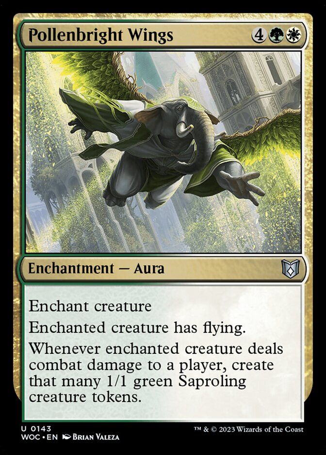 Pollenbright Wings, Wilds of Eldraine Commander · 0143