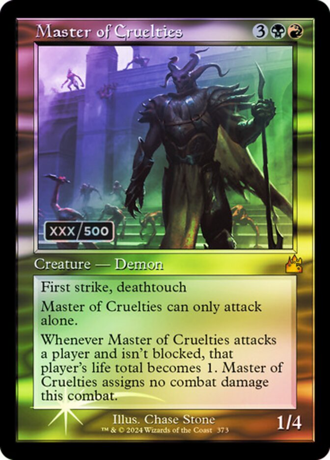 Master of Cruelties, Ravnica Remastered · 373z