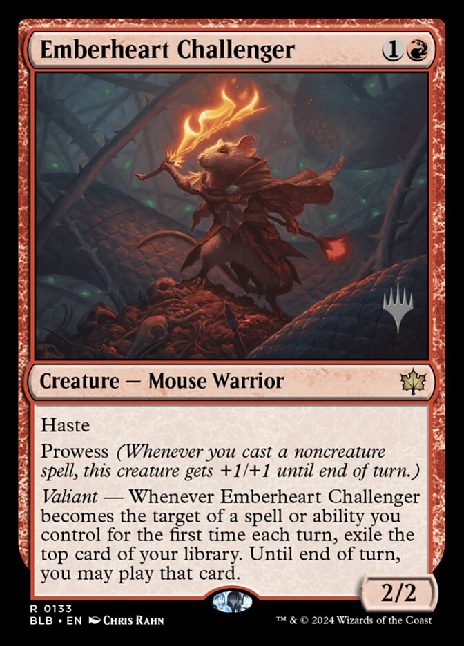 Emberheart Challenger, Bloomburrow Promos · 0133