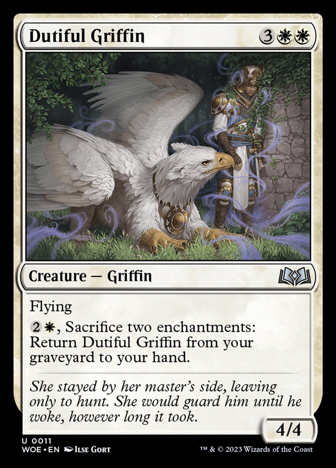 Dutiful Griffin, Wilds of Eldraine · 0011