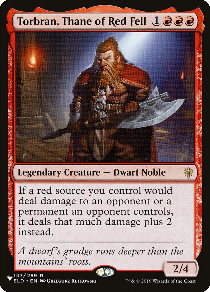 Torbran, Thane of Red Fell, The List · eld-147