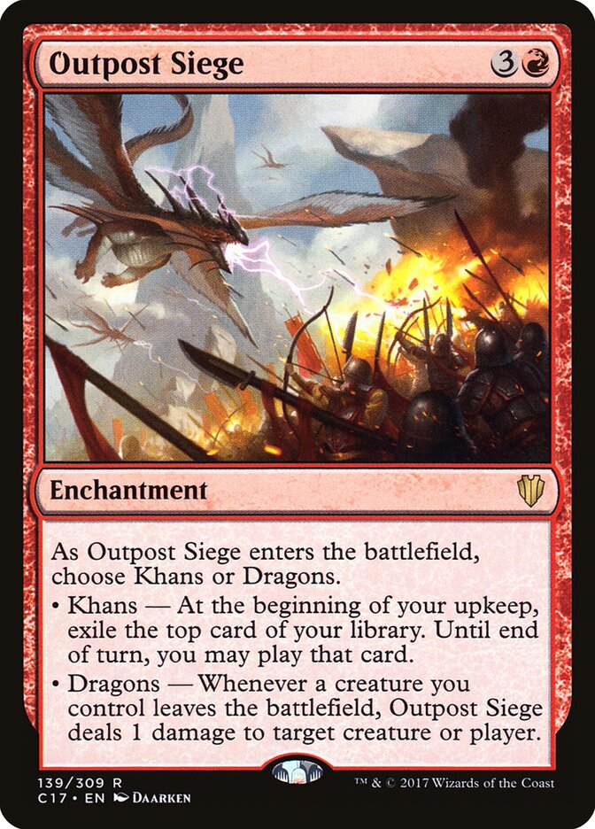 Outpost Siege, Commander 2017 · 139/309