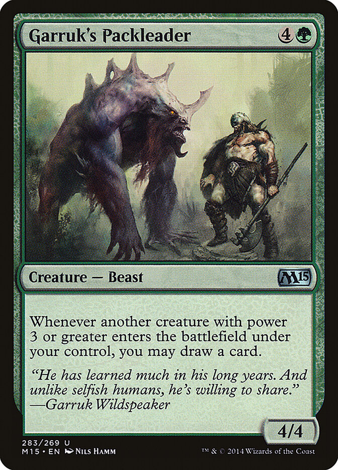 Garruk's Packleader, Magic 2015 · 283