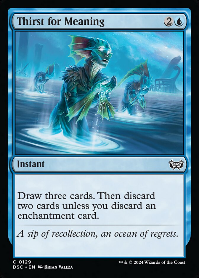 Thirst for Meaning, Duskmourn: House of Horror Commander · 0129