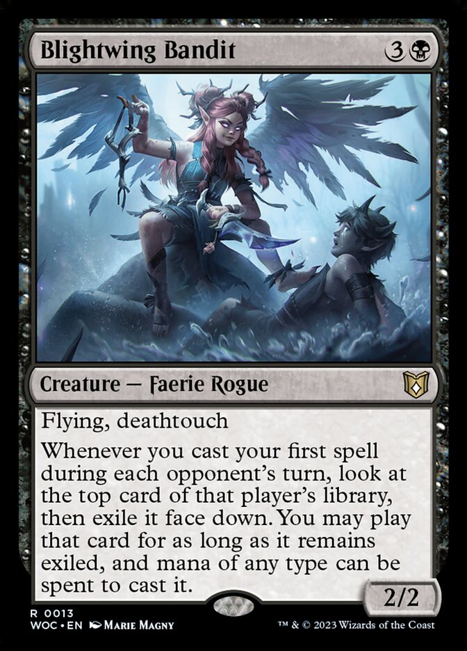 Blightwing Bandit, Wilds of Eldraine Commander · 0013