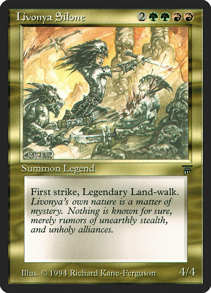 Livonya Silone, Legends · 242