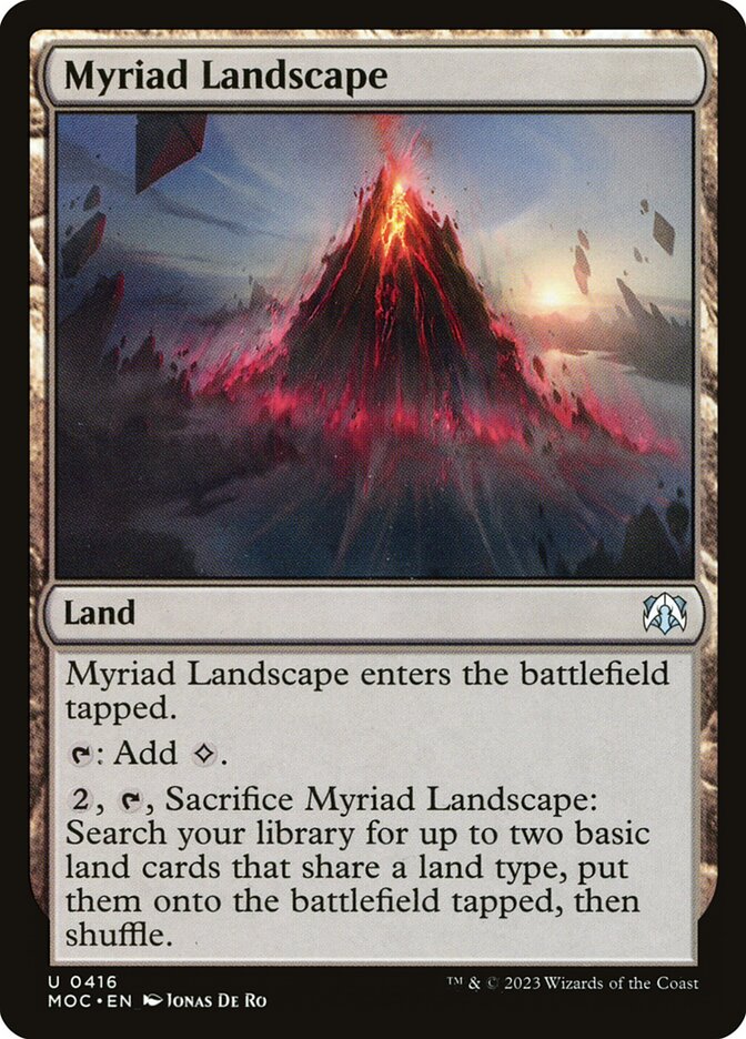 Myriad Landscape, March of the Machine Commander · 0416