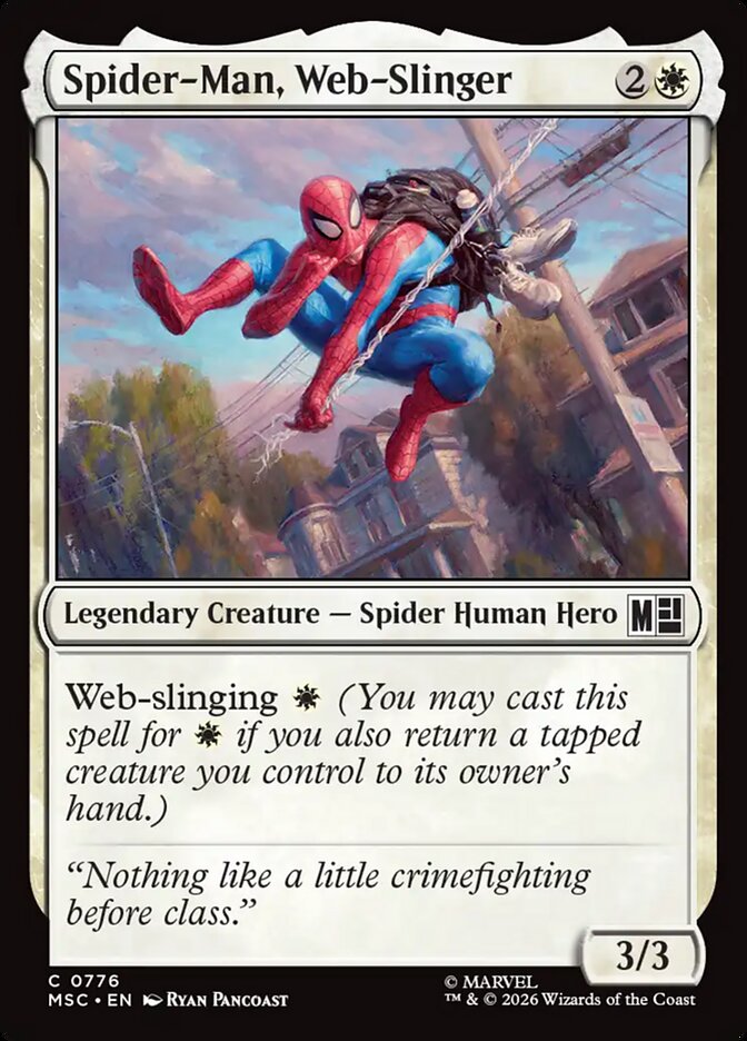 Spider-Man, Web-Slinger, Marvel Super Heroes Commander · 0776