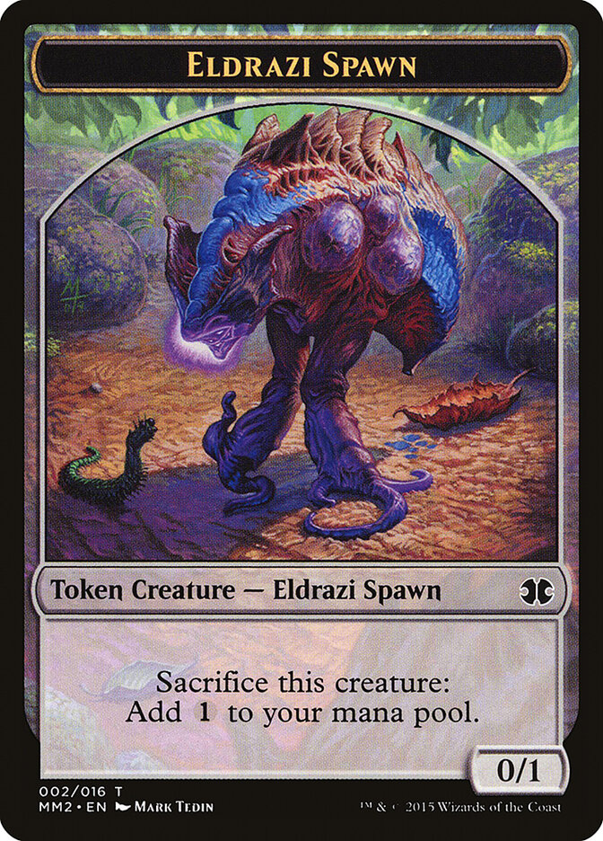 Eldrazi Spawn, Modern Masters 2015 Tokens · 002