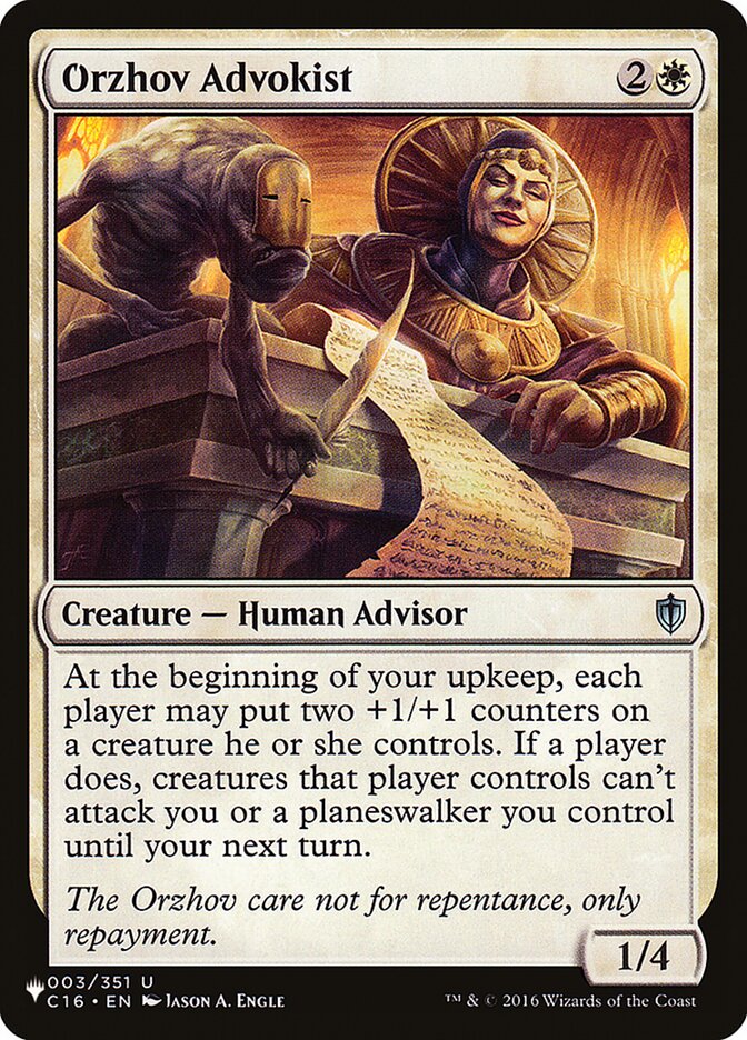 Orzhov Advokist, The List · c16-3